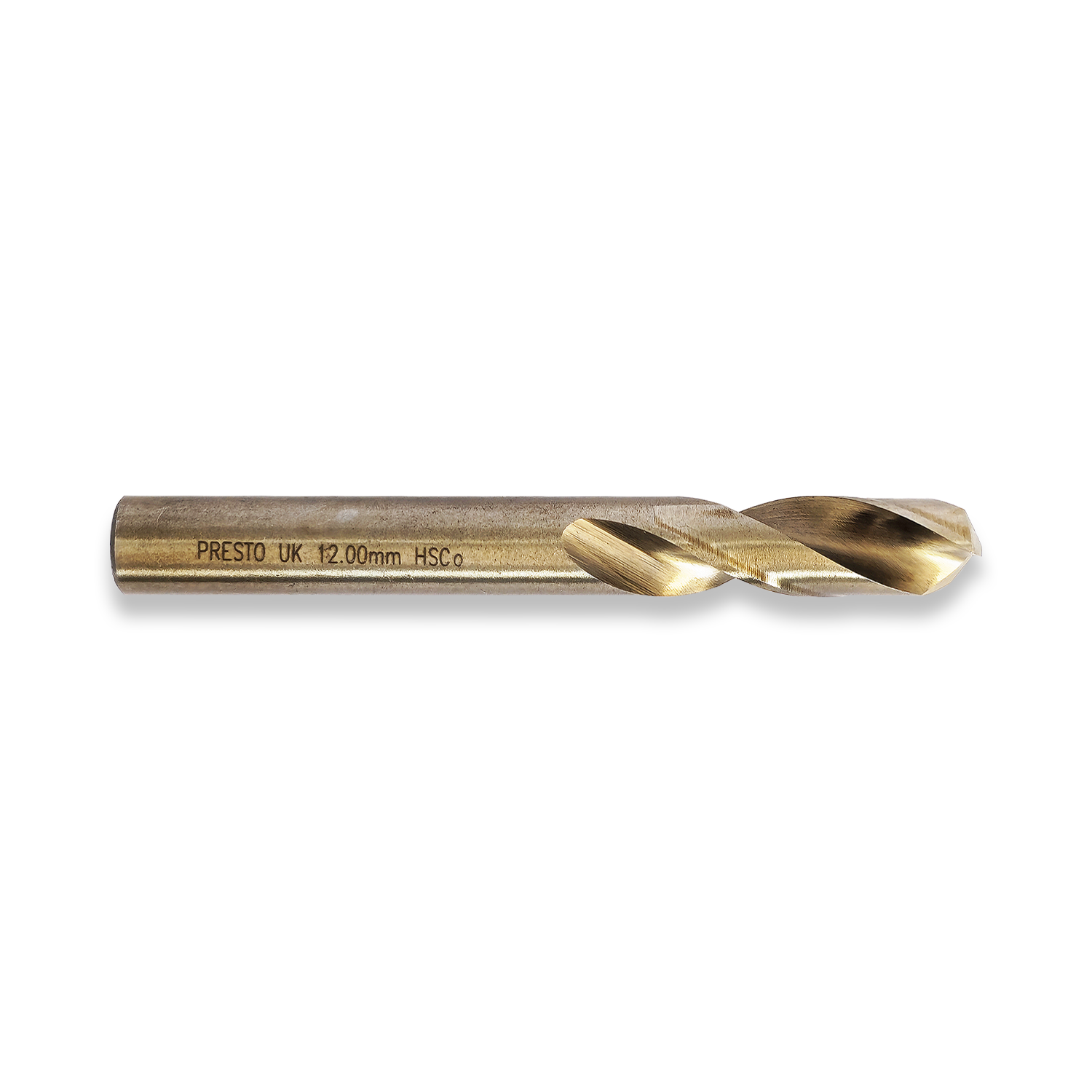 PRESTO 12.0mm HSS Cobalt Stub Drill