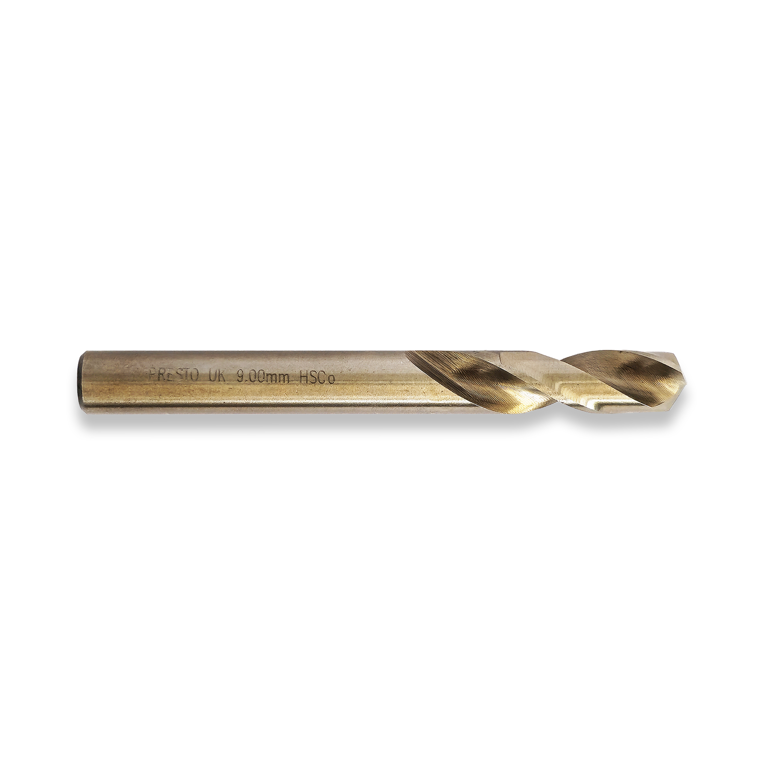 PRESTO 9.0mm HSS Cobalt Stub Drill