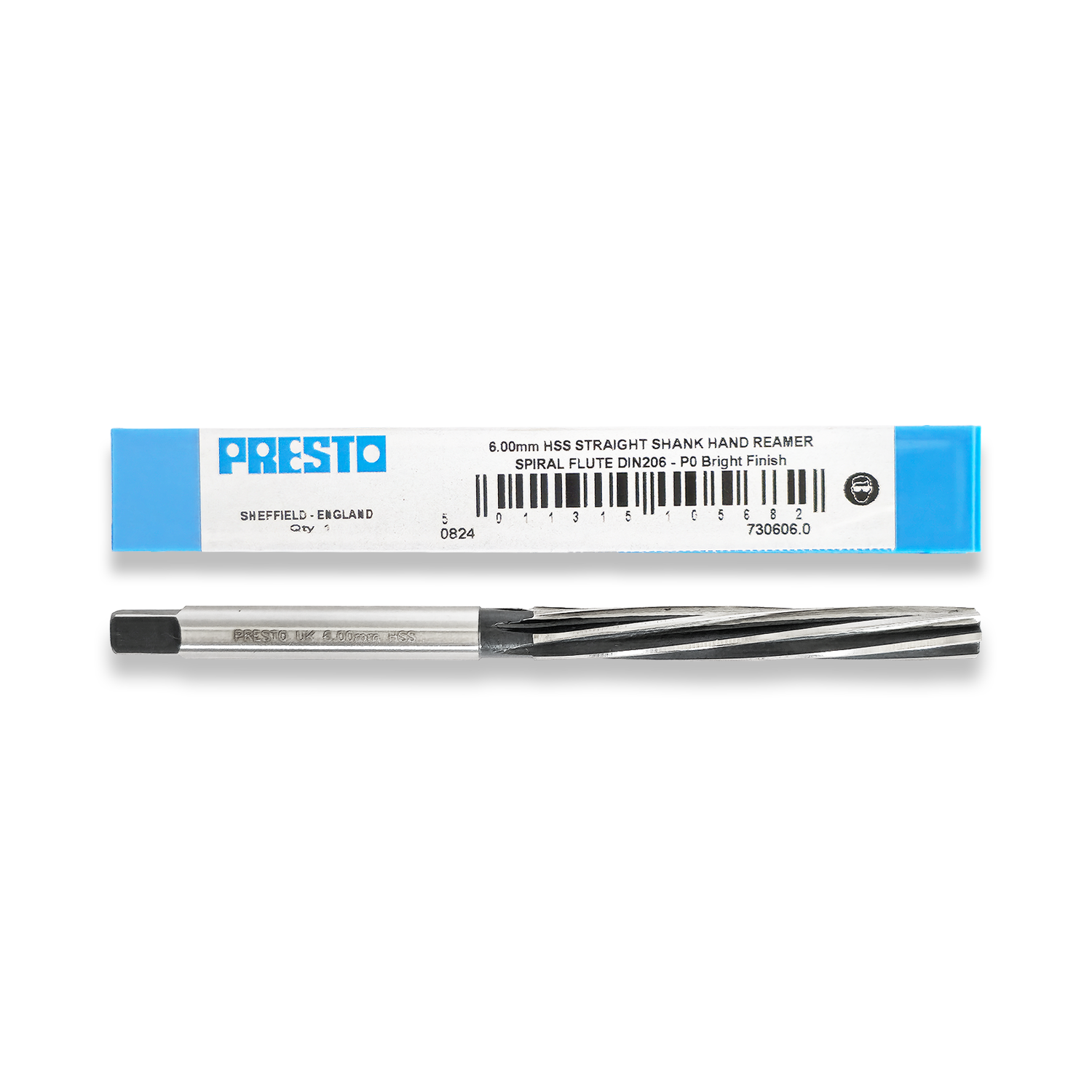 PRESTO 6mm HSS Metric Hand Reamer