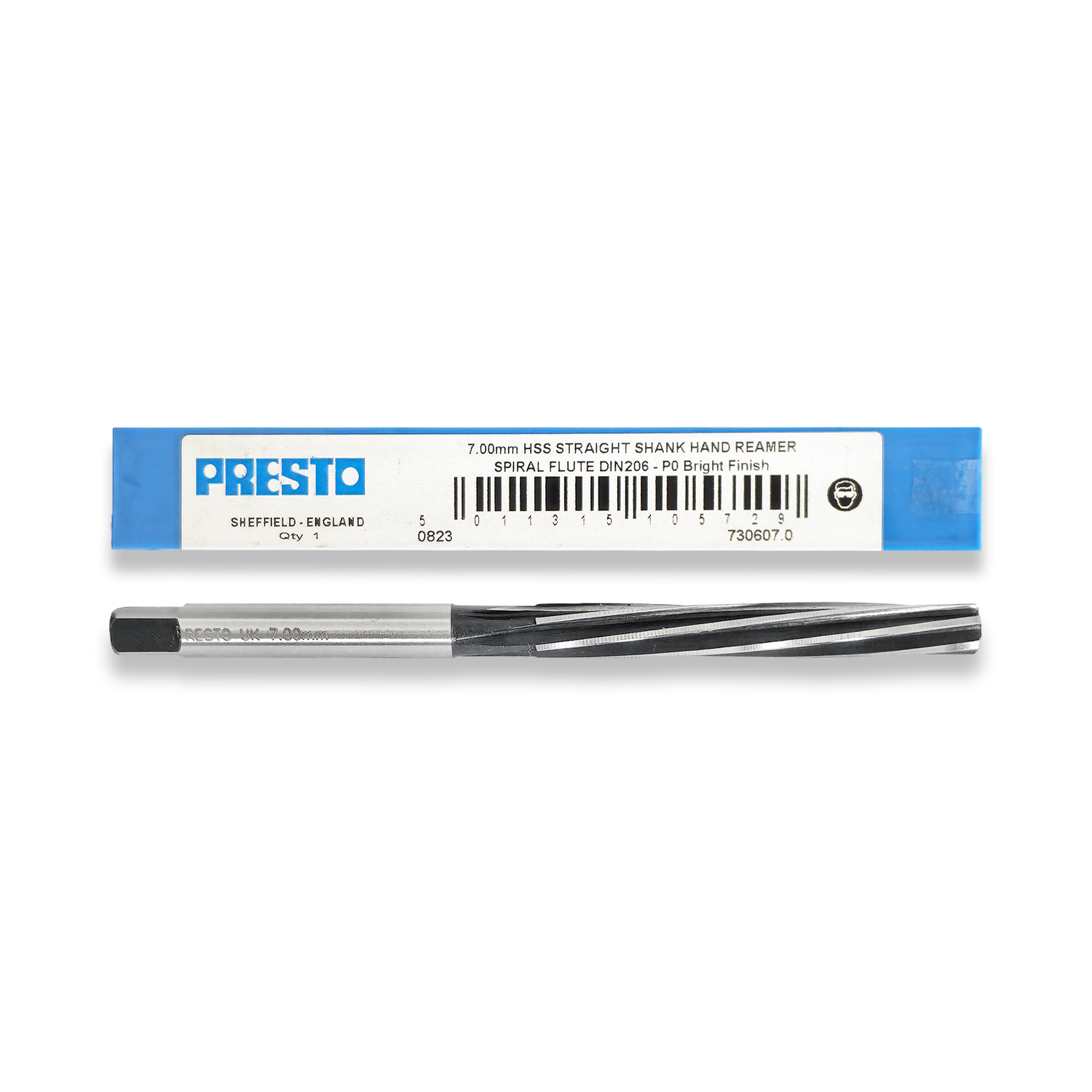 PRESTO 7mm HSS Metric Hand Reamer