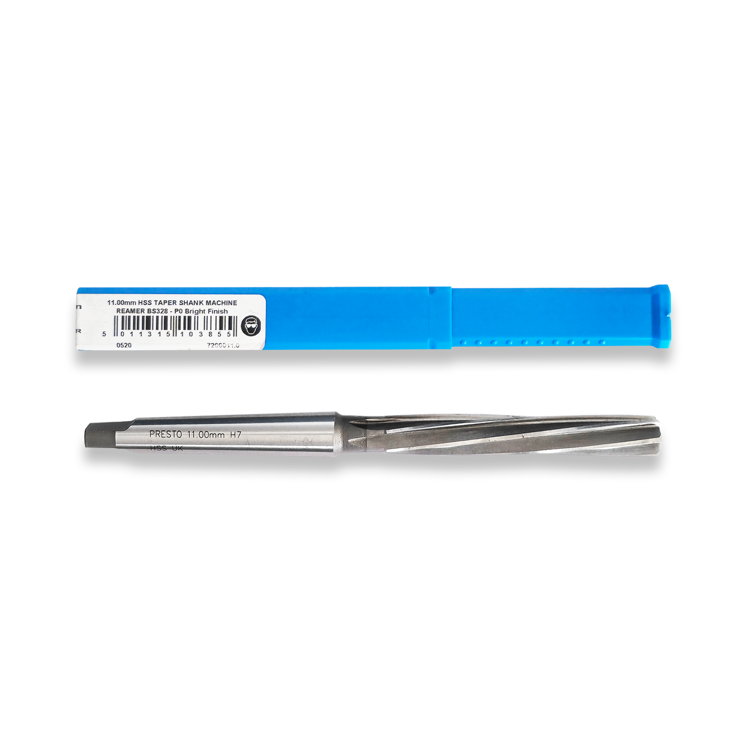 PRESTO 11mm HSS Metric 1MT Machine Taper Reamer