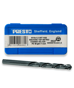 Presto M10 X 1.5  HSS Machine Tap Set (3 Taps) + 8.5MM Tapping Drill HSS