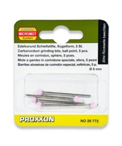 PROXXON 5 x Ball Corundum Grinding Bits 28772