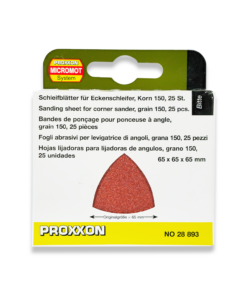 PROXXON Sanding Pads For OZI/E Pack Of 25 150 Grit 28893
