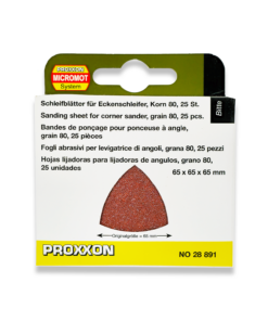 PROXXON Sanding Pads For OZI/E Pack Of 25 80 Grit 28891