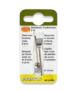 PROXXON Steel Wire Brushes 13mm 28953