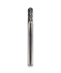 QUALITY 1/4" SHANK CARBIDE BURR 3/16" DOUBLE CUT SC-14