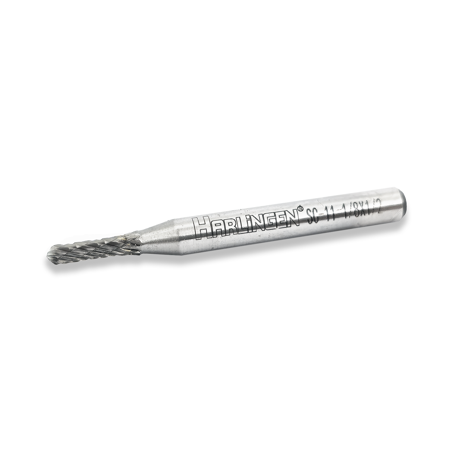 Quality 1/4" Shank Carbide Burr 1/8" Diameter Double Cut SC-11 - Image 2