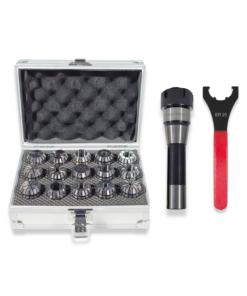 ER25 COLLET SET R8 CHUCK COLLETS AND SPANNER (1-16MM) FOR BRIDGPORT RDGTOOLS