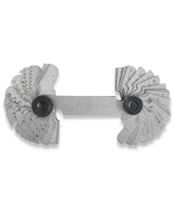 SET OF METRIC AND WHITWORTH SCREW THREAD GAUGES