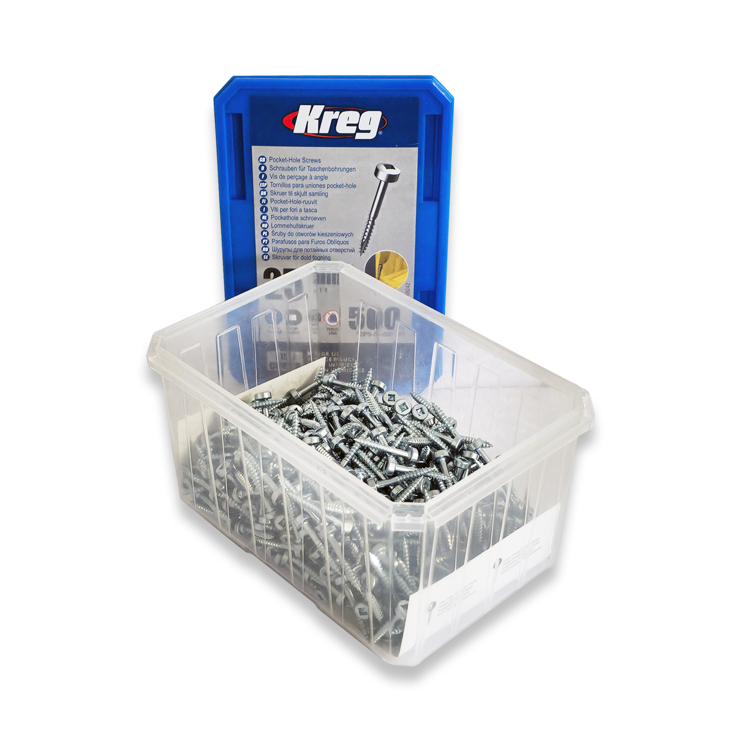 Kreg Pocket Hole Screws SPS-F1-500 25mm/1" Fine Thread Pan-Head #2 Drive - Image 2