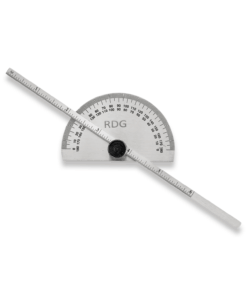 Alternative view of STAINLESS 180 DEGREE PROTRACTOR / RULE