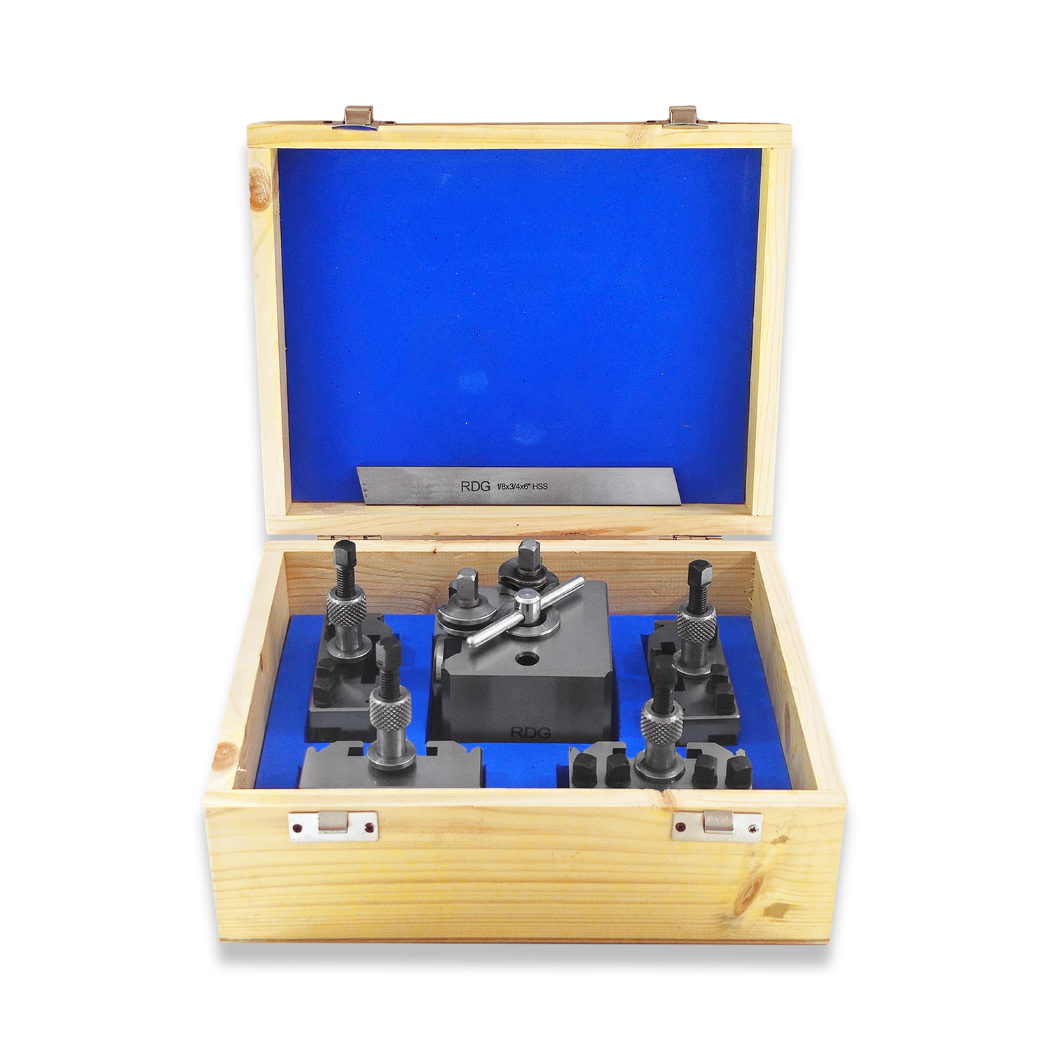 T1 (T63) QUICK CHANGE SET WITH STANDARD PARTING AND VEE HOLDERS FOR BANTAM CHIPMASTER RDGTOOLS