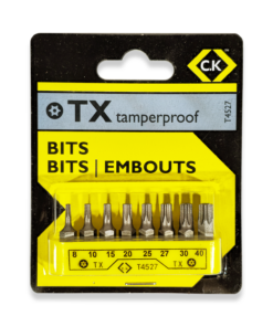 Alternative view of CK Tools TX Torx Tamperproof Screwdriver Bits Set Of 8 T4527