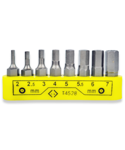 CK Tools Hex Hexagon Tamperproof Screwdriver Bits Set Of 8 T4528