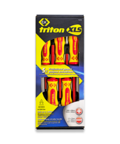 CK Tools Triton XLS Insulated Screwdriver Set Of 5 SL Slotted & PZ Pozi T4729 - Image 7