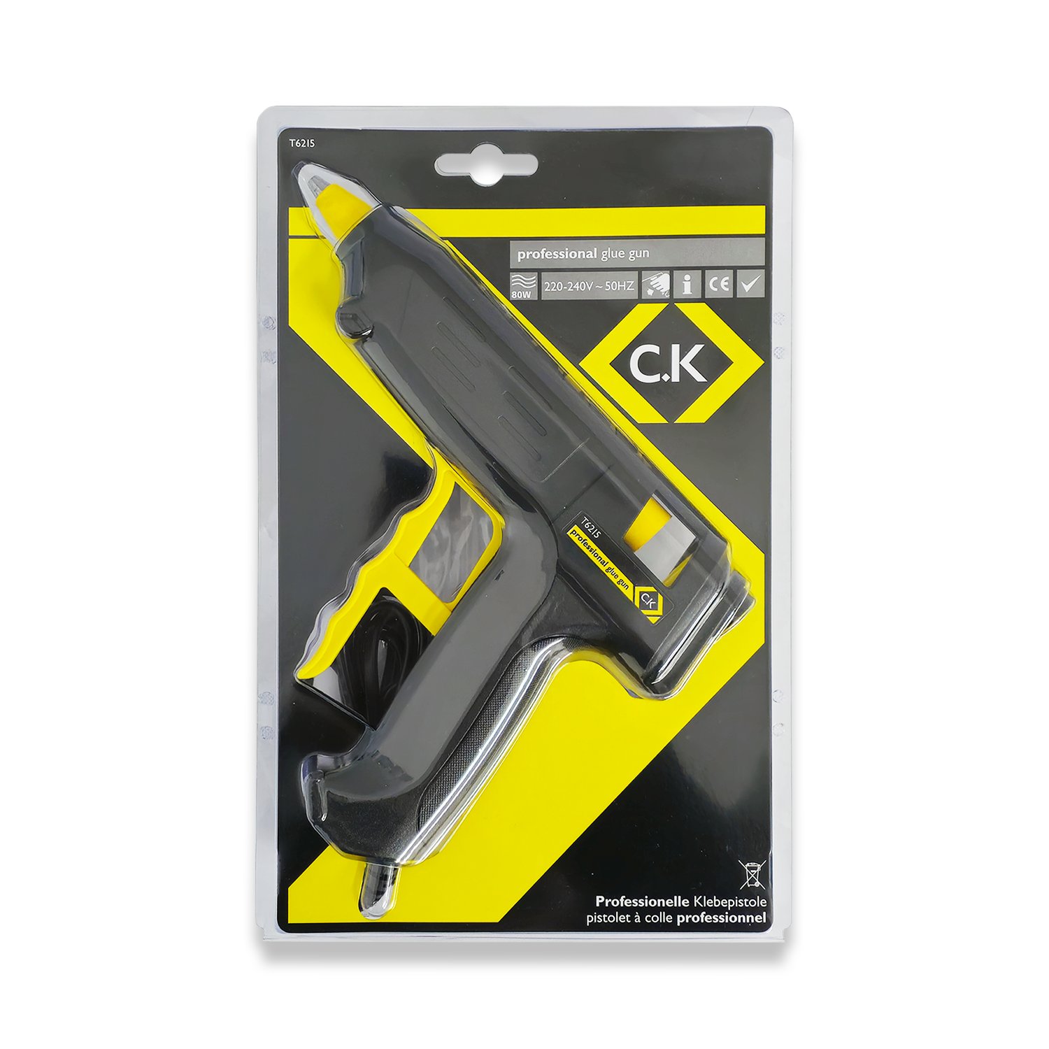 CK Tools Hot Melt Glue Gun 80W 240v T6215 - Image 5