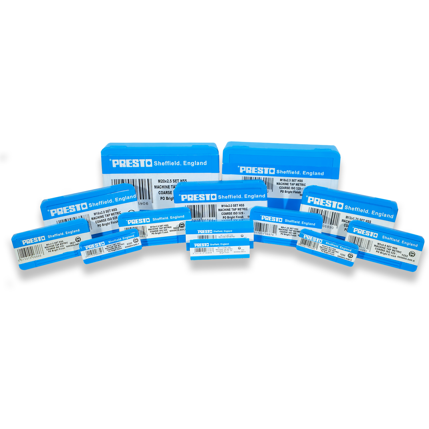 PRESTO M7 x 1.0 HSS Tap Set - Image 2