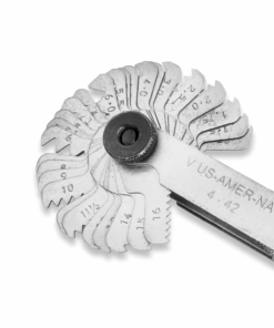 Alternative view of UNC / UNF AND METRIC SCREW THREAD PITCH GAUGE