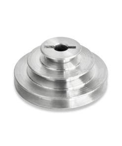 Alternative view of 2x small 3 step drive pulley for Unimat SL 1000/DB200