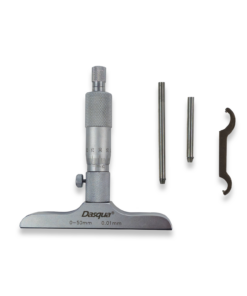 0-50MM DEPTH GAUGE MICROMETER METRIC PRECISION MADE BY DASQUA 4611-8110