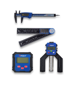 4pc digital measuring set caliper, height gauge angle gauge protractor Dasqua 8300-0095