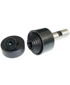 Alternative view of weldon type 1/2" shank slitting saw arbor for imperial slitting saws