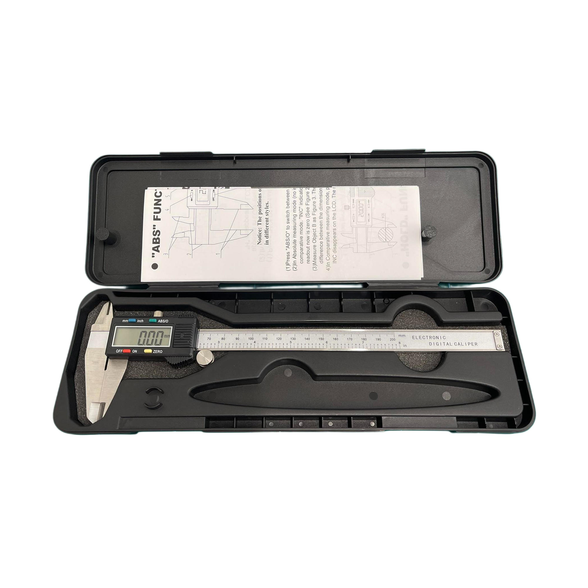 0 - 200mm/0 - 8" Digital Caliper LCD Display - Image 2