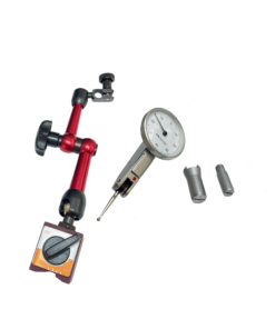 SMALL MAGNETIC BASE WITH METRIC DTI / CLOCK / IDEAL MINI LATHE