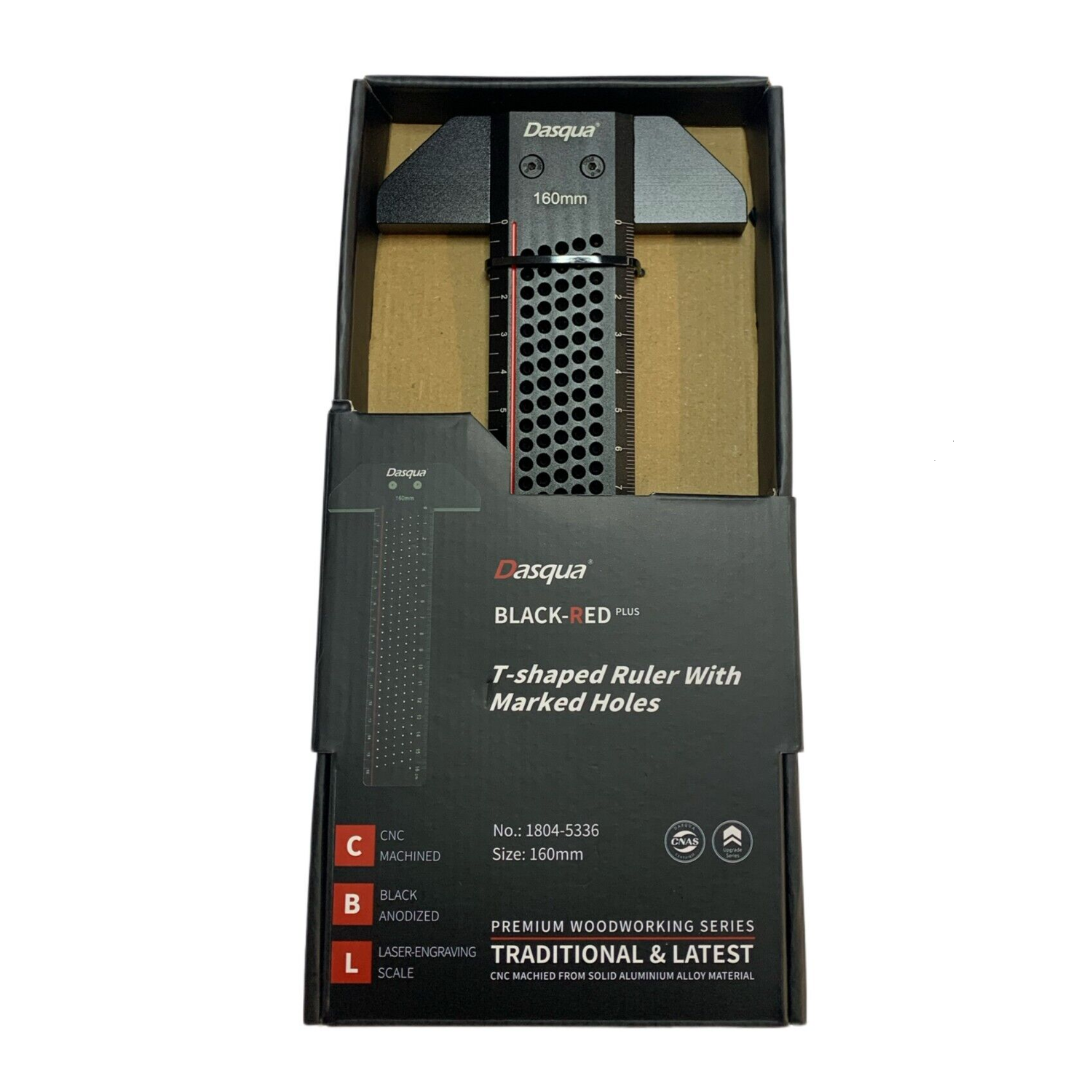 T-type marking square 160mm marked holes laser engraved 1804-5336 Dasqua - Image 2