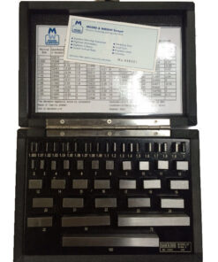 Moore & Wright 47 Piece Metric Steel Gauge Blocks MW700-09