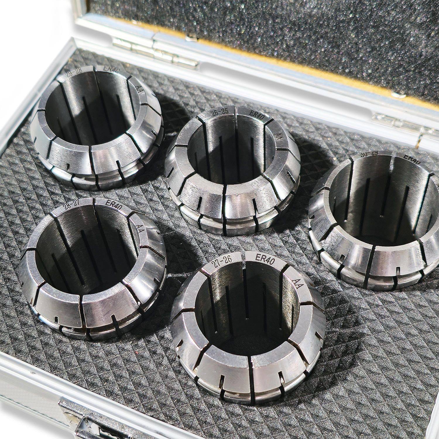 40INT ER40 COLLET SET LARGER RANGE COLLETS (3-30MM) CHUCK AND SPANNER BY RDGTOOLS - Image 6