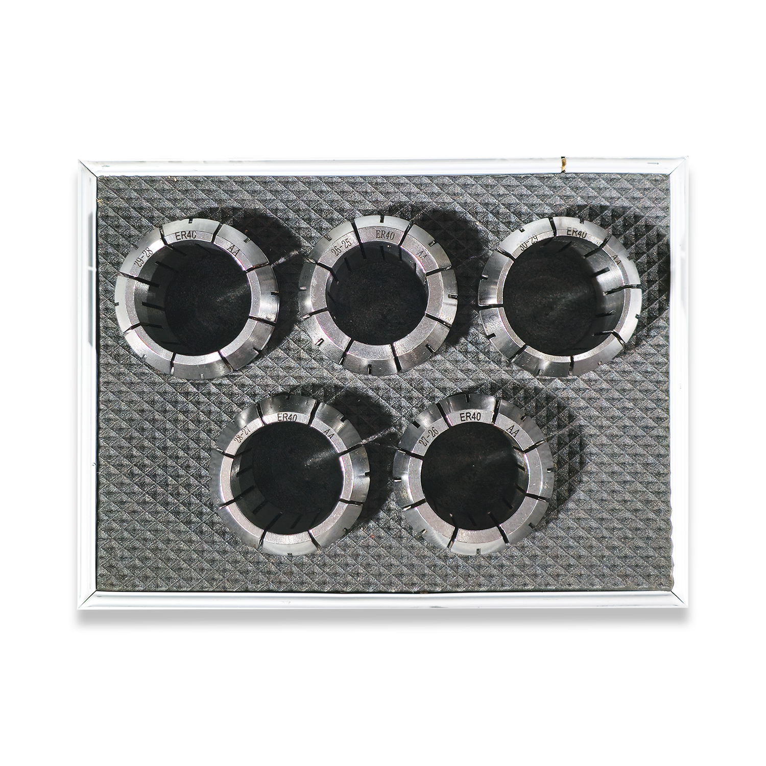 40INT ER40 COLLET SET LARGER RANGE COLLETS (3-30MM) CHUCK AND SPANNER BY RDGTOOLS - Image 7