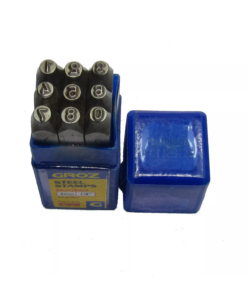 GROZ NUMBER STAMPS 6MM DIAMETER NEW SET 6MM STEEL STAMPS