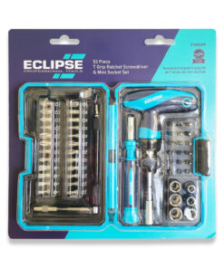 Alternative view of Eclipse 53 Piece T-Grip Ratchet Screwdriver & Mini Socket Set ETGRS53PS