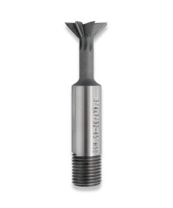 HSS DOVETAIL CUTTER 3/4" X 7/32" X 45 DEGREES THREADED SHANK 1/2"
