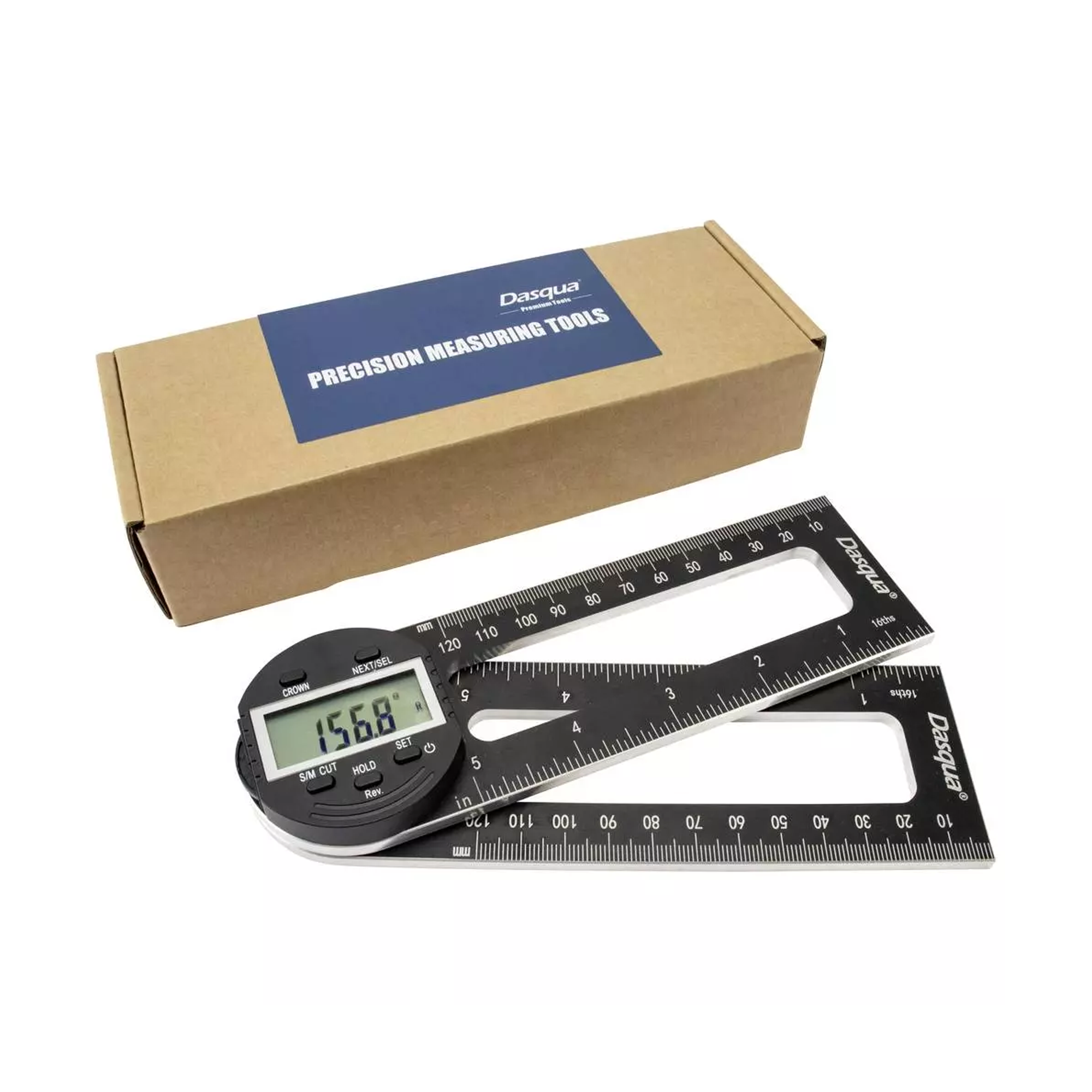 DIGITAL MITRE SAW PROTRACTOR 360° LCD DISPLAY DASQUA 1804-6771 - Image 5