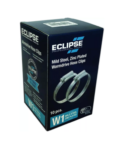 Eclipse Jubilee Hose Clip ECW1-1X Wormdrive W1 Mild Steel 30-40mm range (10 Pack)
