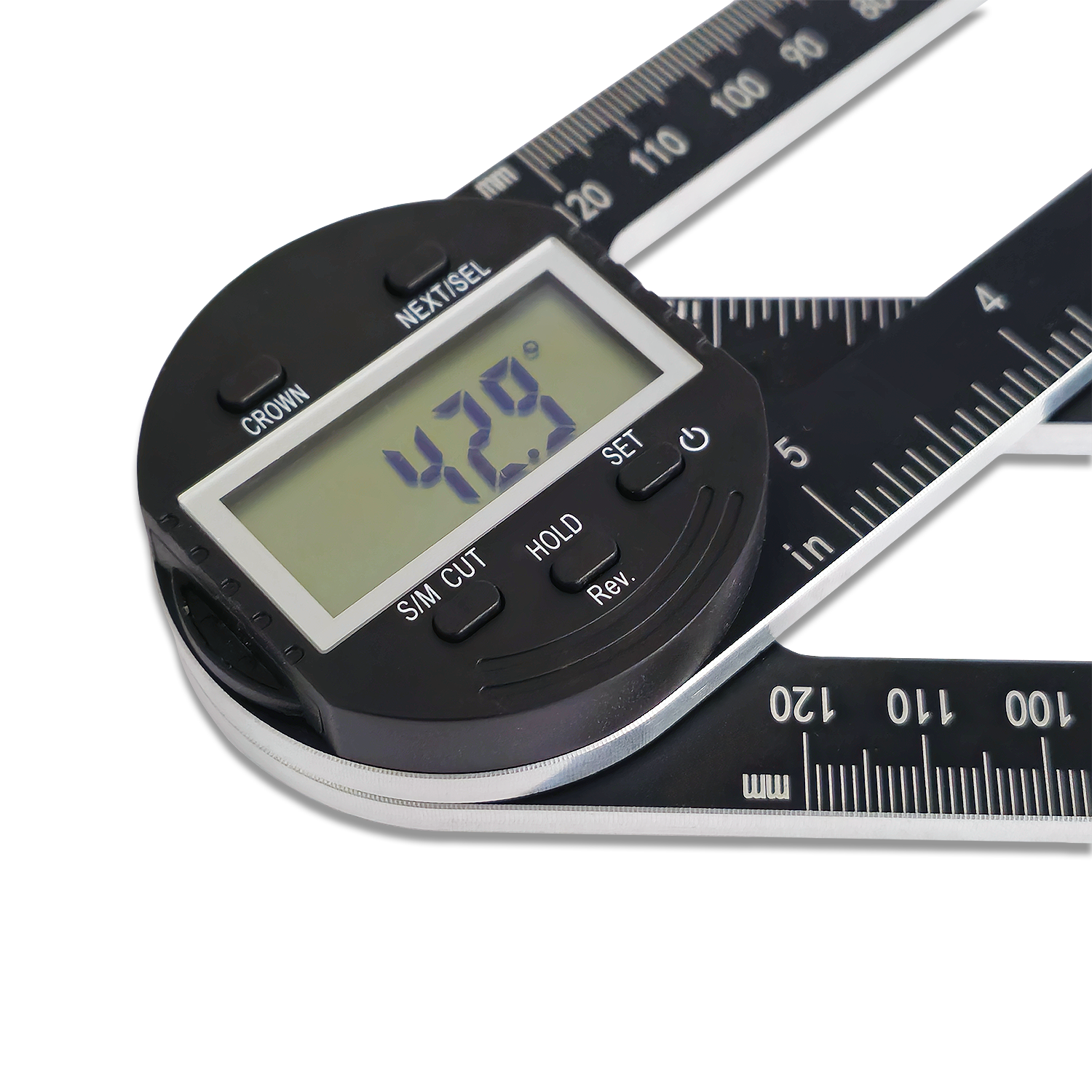 DIGITAL MITRE SAW PROTRACTOR 360° LCD DISPLAY DASQUA 1804-6771 - Image 3