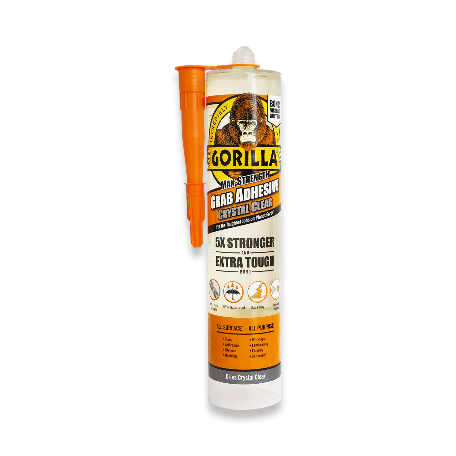 Gorilla Grab Adhesive Crystal Clear 270ml Cartridge 2044401