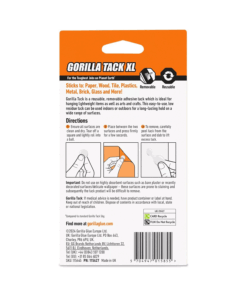 Alternative view of Gorilla Tack XL Pack 112g | 168 Pre-Cut Squares 115770