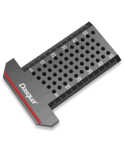 T TYPE MARKING RULER SQUARE 60MM CNC MACHINED ALUMINIUM DASQUA 1804-5661 - Image 3