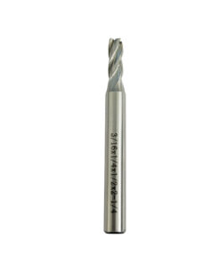 3/16" END MILL 4 FLUTE MILLING CUTTERS M42 HSS 8% COBALT