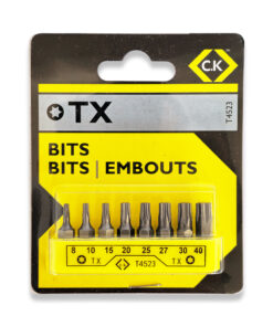 Alternative view of CK Tools TX Torx Screwdriver Bits Set Of 8 T4523