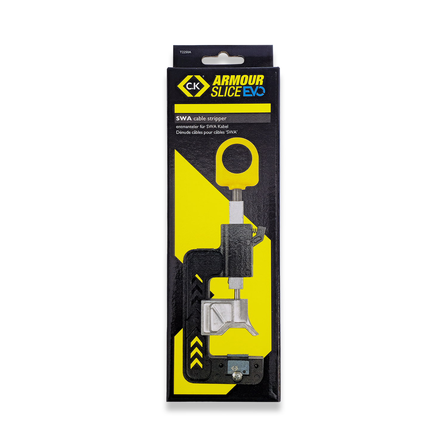 CK Tools ArmourSlice Evo Armoured SWA Cable Stripper With Quick-Clamp T2250A - Image 9