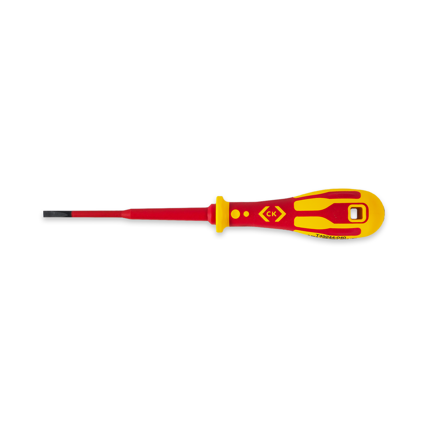 CK Tools Slim Dextro VDE Screwdriver Slotted 4.0 x 100mm T49244-040