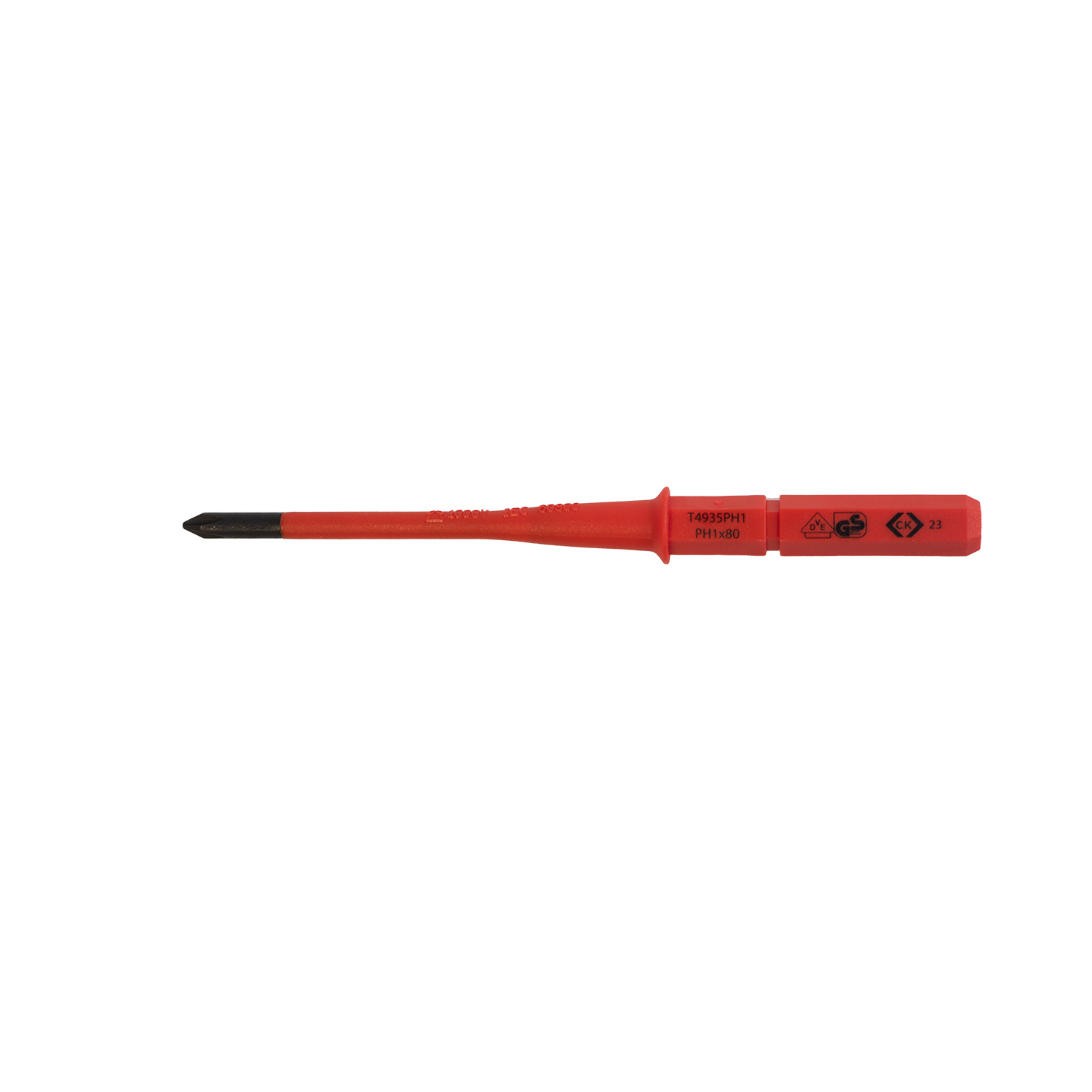 CK Tools Slim VDE Interchangeable Screwdriver Blade Phillips PH1 x 80mm T4935PH1