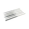 6PC NEEDLE FILE SET 180MM LONG 5MM SHANK VARIOUS TYPES SECOND CUT FINE WORK