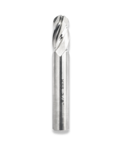 Ball Nose Endmill 3/8″ HSS