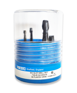 Alternative view of PRESTO Slot Drill | End Mill Set 2 Flute Solid Carbide 3, 4, 5, 6, 8 & 10mm